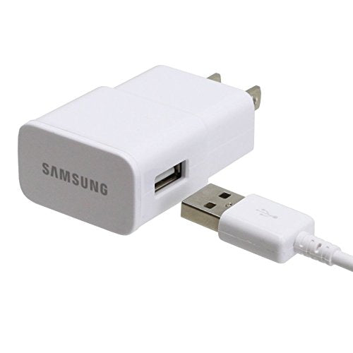 Samsung Universal Home Travel Charger for Galaxy S3/S4/Note 2 - Non-Retail Packaging - White
