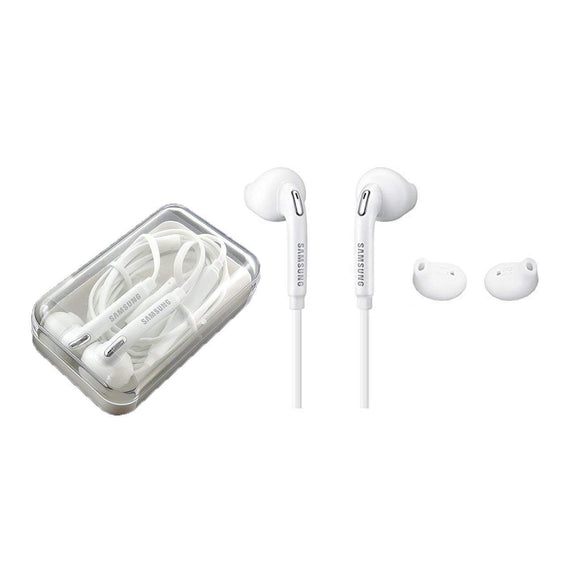 Samsung OEM Wired 3.5mm Headset with Universal compatibility EO-EG920LW (Jewel Case w/ Extra Eargels)