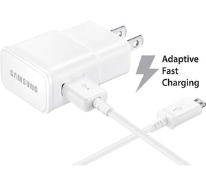 Adaptive Fast Charger Compatible with Alcatel U5 HD [Wall Charger + 5 Feet USB Cable] WHITE