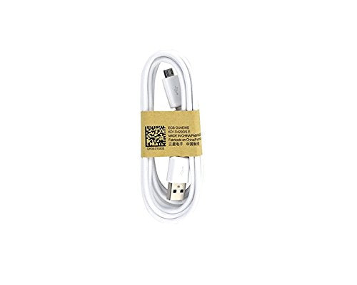 Samsung OEM 5-Feet Micro USB Data Sync Charging Cables for Galaxy S3/S4 - Non-Retail Packaging - White