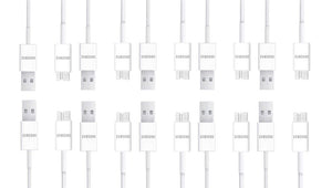 Samsung USB Data Cable for Samsung, 10 Pack - Non-Retail Packaging - White
