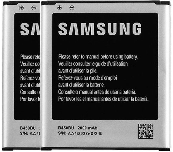2 Pcs. 2000mAh Replacement Batteries only for Samsung Galaxy S3 Mini SM-G730A (AT&T) SM-G730V (Verizon) B450BC, B450BU (Not compatible with S3 Mini i8190)